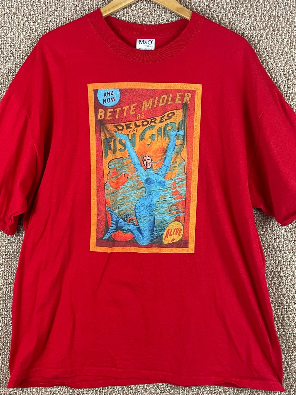 Bette Midler T-Shirt Men’s Size 2XL Live On Tour Y2K 2000s band tee  90s F131